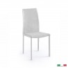 Bellini Italian Home Marta Dining Chair in White - Set of Two - Front Side Angle