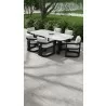 Sunset West Malibu Dining Chair in Cast Silver - Lifestyle 1 - Sunset West Malibu Dining Chair in Cast Silver - Lifestyle 1