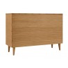 Greenington Sienna Six Drawer Double Dresser Caramelized - Back Side Angle