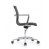 Woodstock Marketing Joan Mid Back Chair - Black - Side