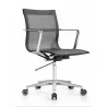 Woodstock Marketing Joan Mid Back Chair - Black - Angled - Woodstock Marketing Joan Mid Back Chair - Black - Angled
