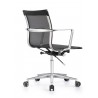 Woodstock Marketing Joan Mid Back Chair - Black - Back Angled