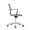 Woodstock Marketing Joan Mid Back Chair - Gray - Side - Woodstock Marketing Joan Mid Back Chair - Gray - Side
