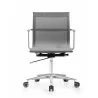 Woodstock Marketing Joan Mid Back Chair - Gray - Front - Woodstock Marketing Joan Mid Back Chair - Gray - Front