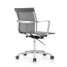 Woodstock Marketing Joan Mid Back Chair - Gray - Back Angled - Woodstock Marketing Joan Mid Back Chair - Gray - Back Angled