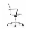 Woodstock Marketing Joan Mid Back Chair - White - Side - Woodstock Marketing Joan Mid Back Chair - White - Side