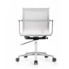 Woodstock Marketing Joan Mid Back Chair - White - Front - Woodstock Marketing Joan Mid Back Chair - White - Front