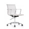 Woodstock Marketing Joan Mid Back Chair - White - Angled View