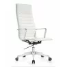 Woodstock Marketing Joe High Back Chair - White - Angled - Woodstock Marketing Joe High Back Chair - White - Angled