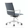  Woodstock Marketing Joe Mid Back Chair - Blue - Back Angled -  Woodstock Marketing Joe Mid Back Chair - Blue - Back Angled