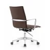  Woodstock Marketing Joe Mid Back Chair - Brown - Back Angled -  Woodstock Marketing Joe Mid Back Chair - Brown - Back Angled