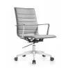  Woodstock Marketing Joe Mid Back Chair - Gray - Angled -  Woodstock Marketing Joe Mid Back Chair - Gray - Angled