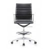Woodstock Marketing Joe Mid Back Chair - Black - Front