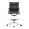 Woodstock Marketing Joe Mid Back Chair - Black - Front - Woodstock Marketing Joe Mid Back Chair - Black - Front