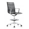 Woodstock Marketing Joe Mid Back Chair - Black - Angled
