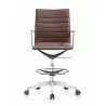 Woodstock Marketing Joe Mid Back Chair - Brown - Front - Woodstock Marketing Joe Mid Back Chair - Brown - Front