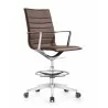 Woodstock Marketing Joe Mid Back Chair - Brown - Angled - Woodstock Marketing Joe Mid Back Chair - Brown - Angled