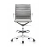 Woodstock Marketing Joe Mid Back Chair - Gray - Front