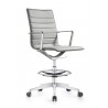 Woodstock Marketing Joe Mid Back Chair - Gray - Angled