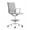 Woodstock Marketing Joe Mid Back Chair - Gray - Angled - Woodstock Marketing Joe Mid Back Chair - Gray - Angled