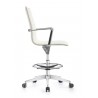 Woodstock Marketing Joe Mid Back Chair - White - Side