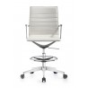 Woodstock Marketing Joe Mid Back Chair - White - Front