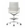 Woodstock Marketing Joe Mid Back Chair - White - Front - Woodstock Marketing Joe Mid Back Chair - White - Front