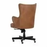 Sunpan Hubert Office Chair - Tobacco Tan - Back Side Angle - Sunpan Hubert Office Chair - Tobacco Tan - Back Side Angle