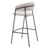Josephine Barstool in Cream - Back Angled