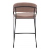 Josephine Counter Stool in Brown - Back