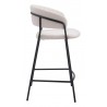 Josephine Counter Stool in Cream - Side