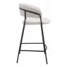 Josephine Counter Stool in Cream - Side - Josephine Counter Stool in Cream - Side