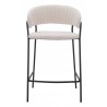 Josephine Counter Stool in Cream - Front