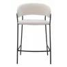 Josephine Counter Stool in Cream - Front - Josephine Counter Stool in Cream - Front