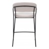 Josephine Counter Stool in Cream - Back