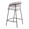 Josephine Counter Stool in Cream - Back Angled - Josephine Counter Stool in Cream - Back Angled