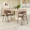 Josephine Dining Chair in Brown-Lifestyle 2