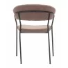 Josephine Dining Chair in Brown-back view 1 - Josephine Dining Chair in Brown-back view 1