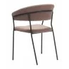 Josephine Dining Chair in Brown-back view 2 - Josephine Dining Chair in Brown-back view 2