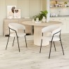 Josephine Dining Chair in Cream-Lifestyle 1