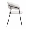 Josephine Dining Chair in Cream- side view 1 - Josephine Dining Chair in Cream- side view 1