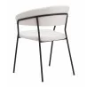Josephine Dining Chair in Cream- Back view 1 - Josephine Dining Chair in Cream- Back view 1
