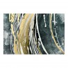 Moe's Home Collection Strands Of Gold 1 Wall Décor - Side Close-Up