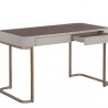 Sunpan Jamille Desk - Front Side Opened Angle