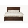 Alpine Furniture Carmel Queen Storage Bed in Cappuccino - Front