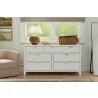 Alpine Furniture Carmel 7 Drawer Dresser In White - Lifestyle - Alpine Furniture Carmel 7 Drawer Dresser In White - Lifestyle