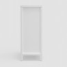 Alpine Furniture Carmel Chest in White - Side