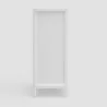 Alpine Furniture Carmel Chest in White - Side - Alpine Furniture Carmel Chest in White - Side