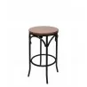 Henry Cross Back Backless Barstool  - Henry Cross Back Backless Barstool 
