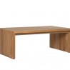 Sunpan Viga Coffee Table Drift Brown / Natural - Front Side Angle